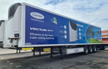 Carrier Transicold launches new refrigerated trailer (Vector HE 17) at RTX