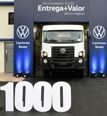 VW delivers 1,000th truck to Dominican Republic