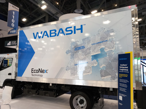 ACT Expo 2024: Wabash presents composite truck body with reduced weight and heat loss