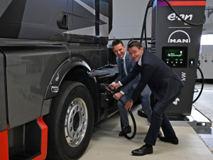 MAN partners with E.ON to open 170 truck charging sites across Europe