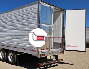 Utility offers rear door sensor option with Cargobull TRU reefer trailer