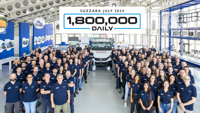 The Iveco Suzzara plant delivers 1.8 million Daily vehicles