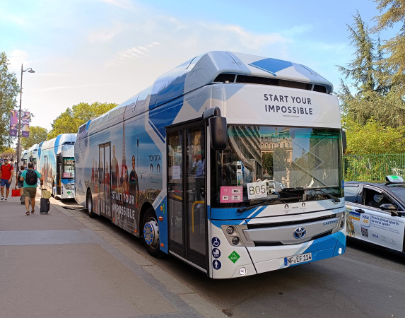 CaetanoBus features at the Paris Olympics