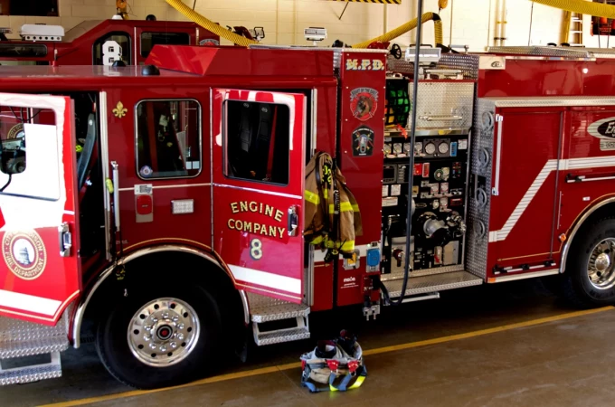 First electric fire truck put in service in North America