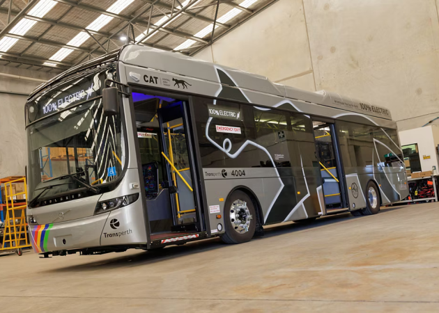 Volvo to deliver 18 battery electric buses with Volgren bodies to Perth