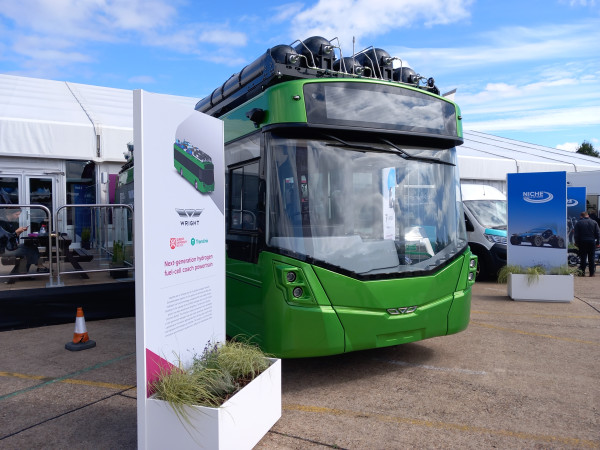 Wrightbus presents fuel cell coach demonstrator at Cenex Expo 2024