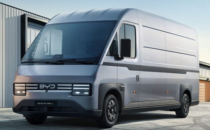 BYD unveils E-Vali electric van at IAA Transportation for Europe