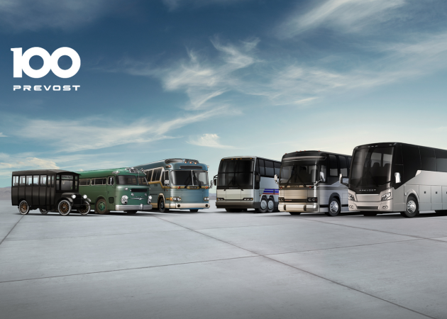 Prevost celebrates 100th anniversary