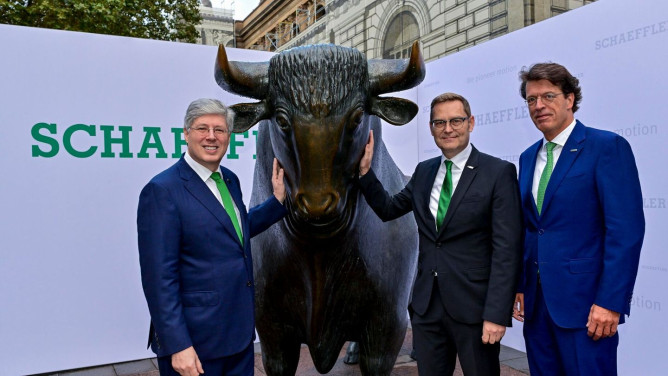 Schaeffler lists new shares on Frankfurt Stock Exchange following merger with Vitesco