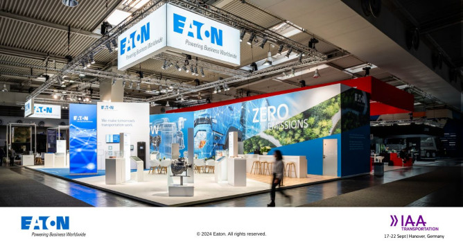 IAA Transportation 2024: Eaton launches hydrogen-powered truck products at the IAA