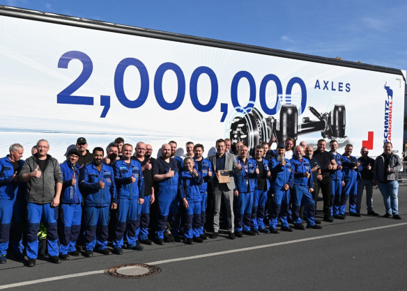 Schmitz produces two-millionth semi-trailer axle at Altenberge plant