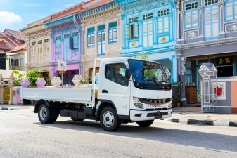 Fuso adds Singapore to its growing number of export markets for eCanter