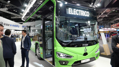 Irizar launches i3 class II low-entry electric intercity bus at the FIAA