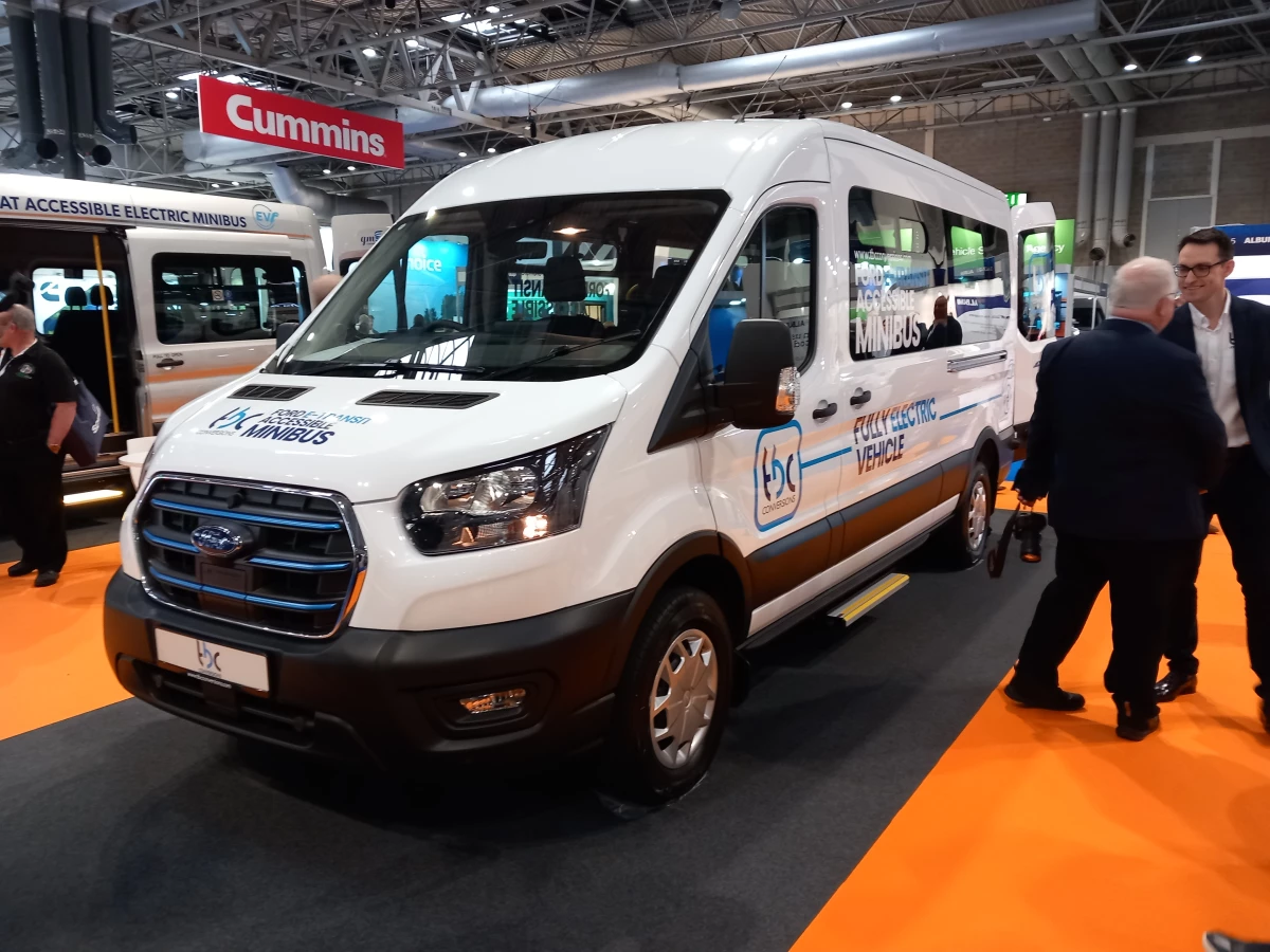 Euro Bus Expo 2024 TBC Conversions unveils electric minibus based on