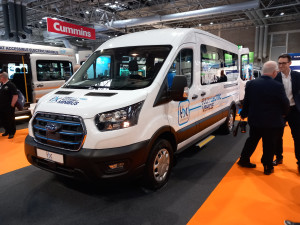 Euro Bus Expo 2024: TBC Conversions unveils electric minibus based on Ford Transit