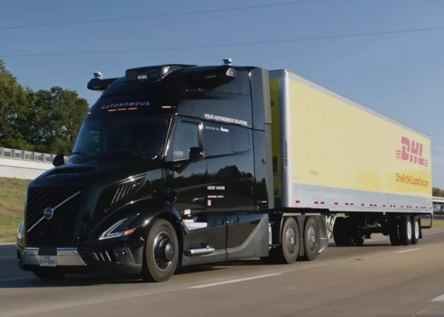 Volvo launches pilot of self-driving truck with DHL in Texas