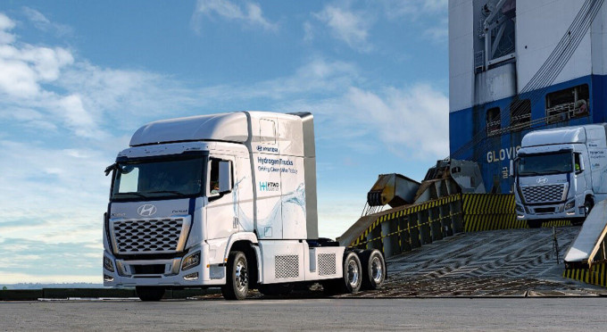 Hyundai deploys fleet of FCEV heavy trucks at US plant