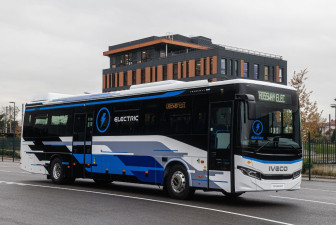 Iveco Bus unveils Crossway Elec high-floor version