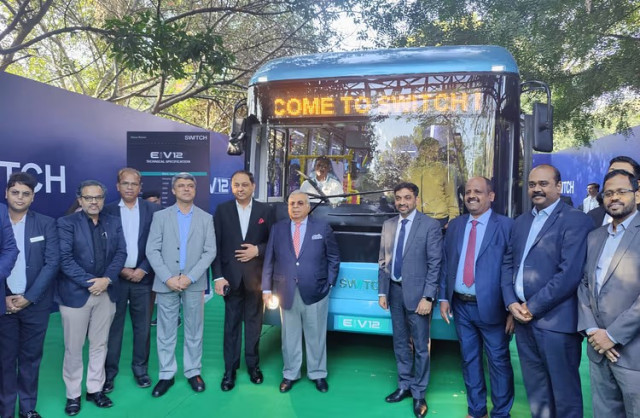 Switch Mobility unveils latest electric bus models - EiV12 and E1 - for India and Europe