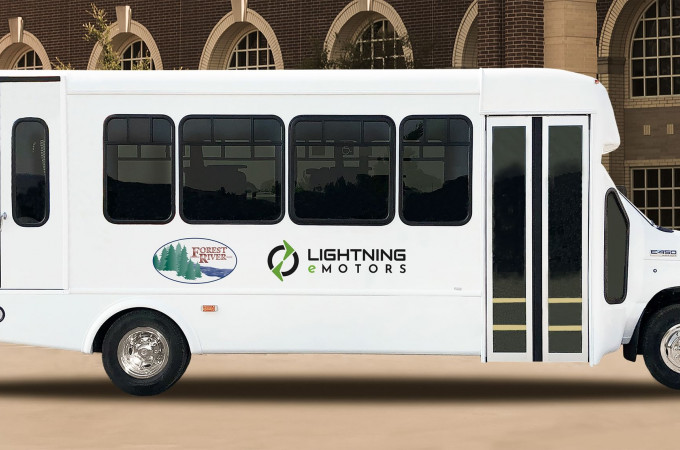 Lightning eMotors to supply Forest River with electric powertrains for shuttle buses
