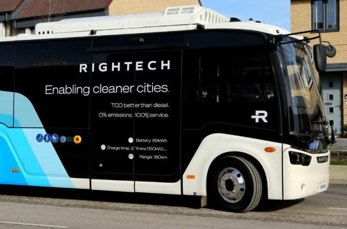 Wrightbus receives first order for ‘Rightech’-branded bus