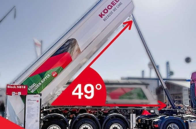 Kögel unveils enhanced tipper range at Bauma 2025