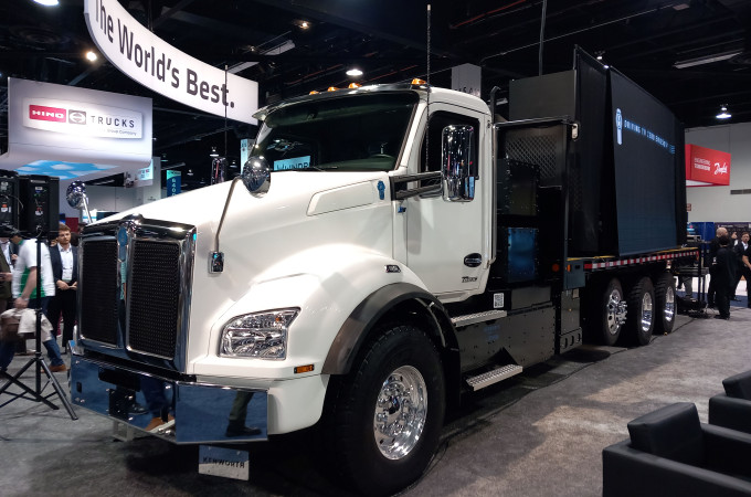 ACT Expo 2025: Kenworth and Peterbilt launch truck ranges with ZF e-powertrain