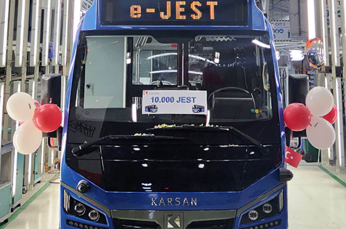 Karsan manufactures its 10,000th e-Jest