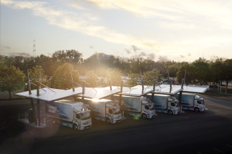 Daimler Truck set to open semi-public e-truck charging network