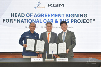 KGM signs electric bus partnership in Indonesia