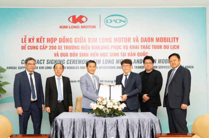 Kim Long to supply 200 electric buses to South Korea’s Daon Mobility