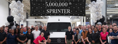 Mercedes celebrates delivery of 5 million Sprinters