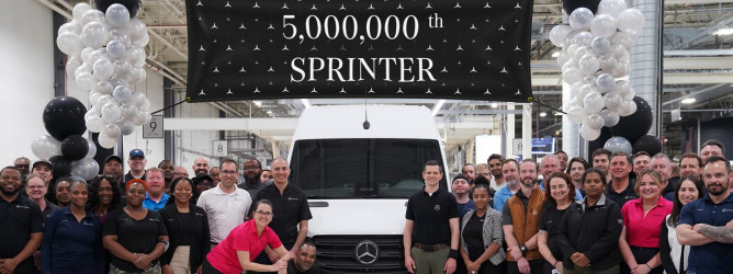 Mercedes celebrates delivery of 5 million Sprinters