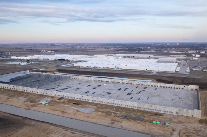 Rivian begins construction of “supplier park” near EV plant