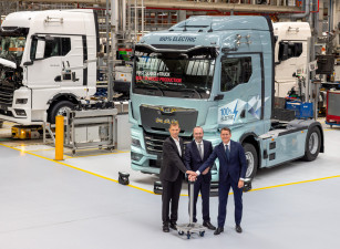 MAN launches series production of heavy electric trucks