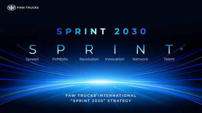 FAW steps up global expansion under its “Sprint 2030” strategy
