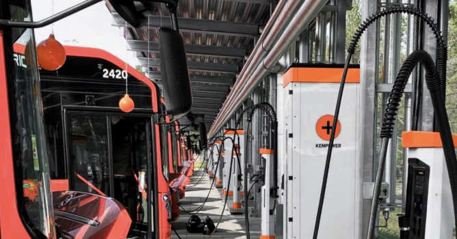 Kempower to electrify a bus depot in Perth