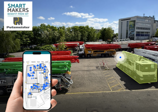 Putzmeister introduces IoT tracking into production process