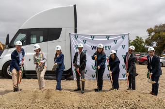Watt EV breaks ground on sixth heavy truck charging station in California