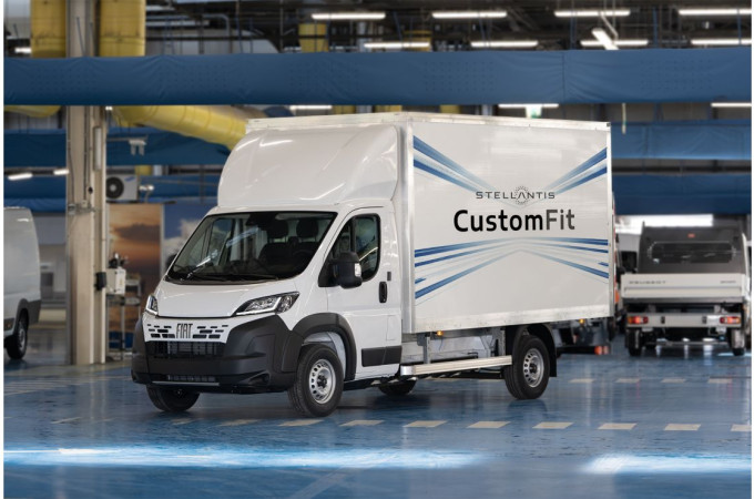 Stellantis begins series production of electric box van