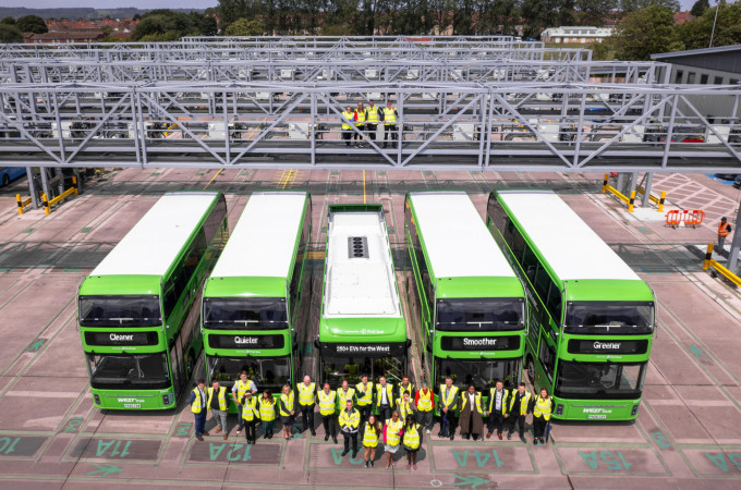 First Bus opens Bristol’s first all-electric bus depot