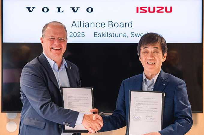 Isuzu, Volvo agree to co-develop medium-duty truck platform