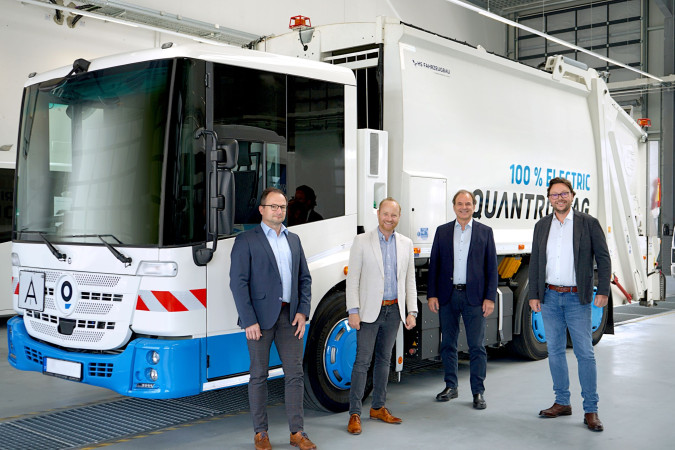 Quantron AG co-operates with H2Go GmbH to provide hydrogen-powered mobility solutions in the CV sector