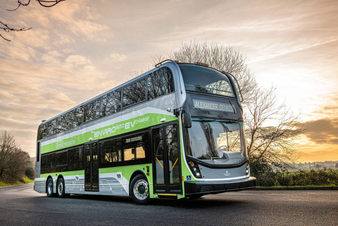 ADL unveils first zero-emission, three-axle double deck Enviro500EV CHARGE bus