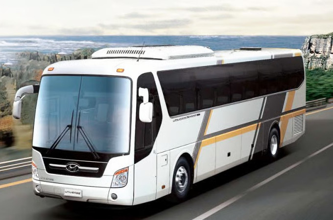 Hyundai unveils improved Universe hydrogen bus