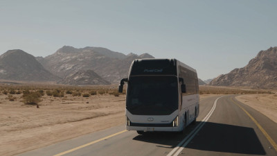 Hyundai tests hydrogen buses in Saudi Arabia