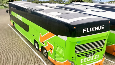FlixBus to expand use of Trailar solar panels following successful pilots