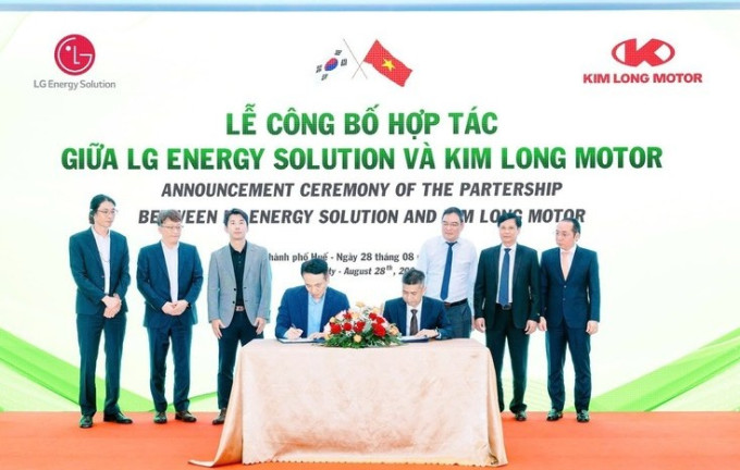 LGES signs battery supply deal with Vietnam’s Kim Long Motors