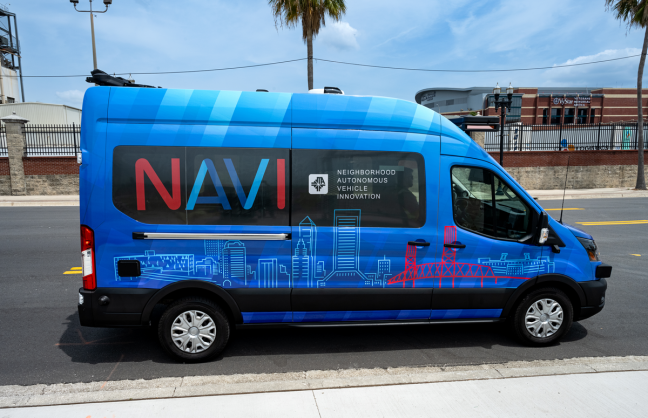 Jacksonville launches first autonomous shuttle service in the United States