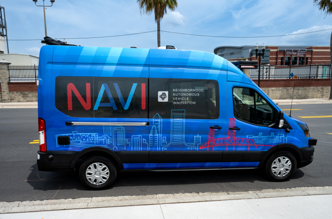 Jacksonville launches first autonomous shuttle service in the United States